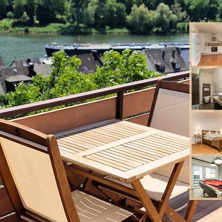 Ferienwohnung In Klotten Mit Atemberaubendem Panoramablick Auf Die Mosel, Billardraum Und Balkon ภายนอก รูปภาพ